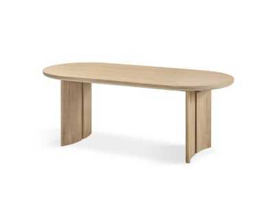 Table à manger fixe en bois massif - ANAAN Table à manger fixe en bois massif - ANAAN