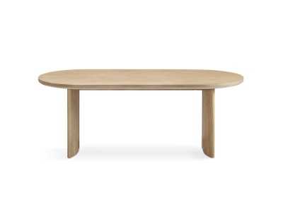 Mesa de comedor fija de madera maciza - ANAAN Mesa de comedor fija de madera maciza - ANAAN