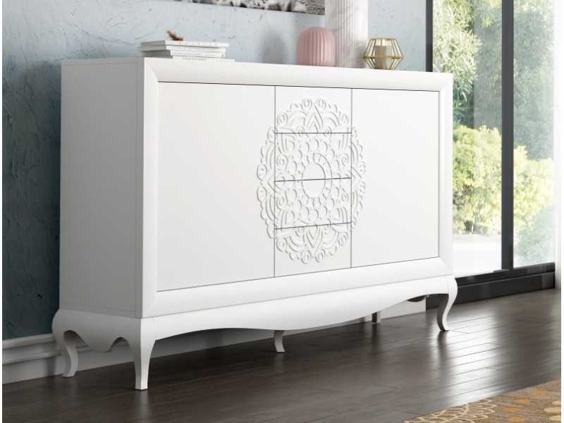 Lacquered sideboard with chippendale bench and legs - ADHILA