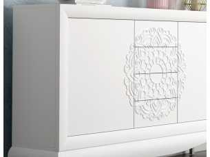 Buffet laqué avec banc et pieds chippendale - ADHILA 2