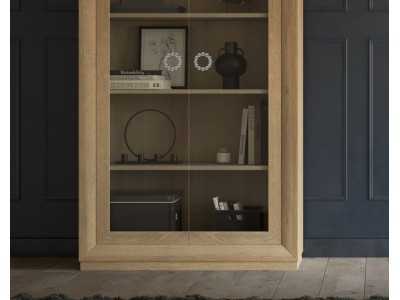 Showcase with 2 glass doors - ELODIE
