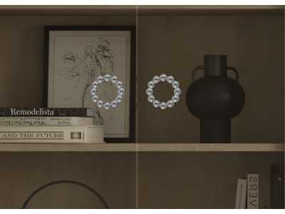 Showcase with 2 glass doors - ELODIE