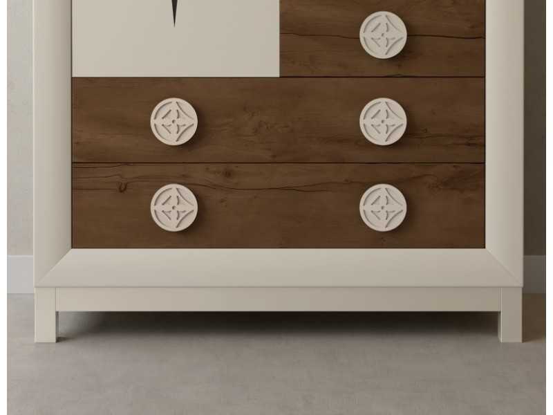 Vitrine avec portes et tiroirs - ALLEGRA