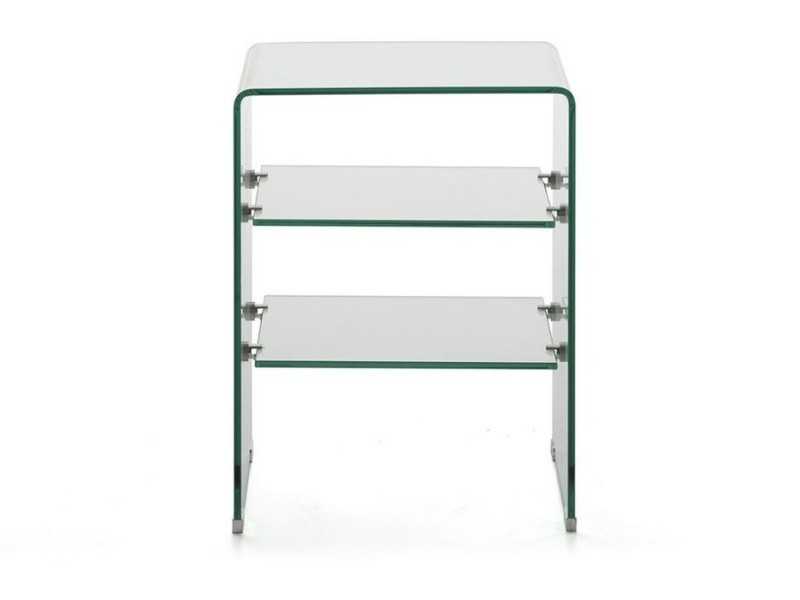 Tempered glass side table - AVA