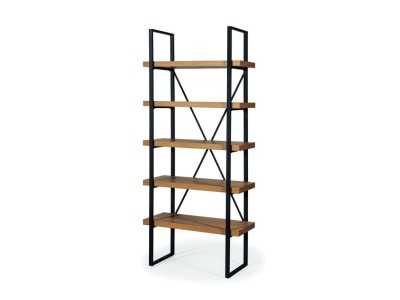 Estantería / libreria en acero y roble - ARANTXA
