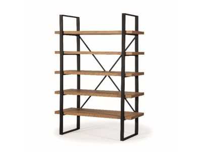 Estantería / libreria en acero y roble - ARANTXA