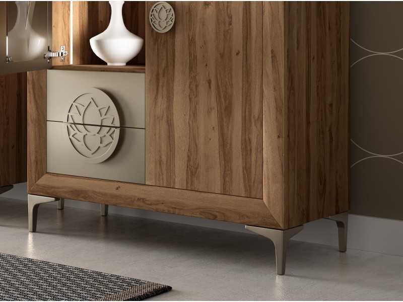 Vitrina expositora con puertas y cajones - ALLEGRA 2