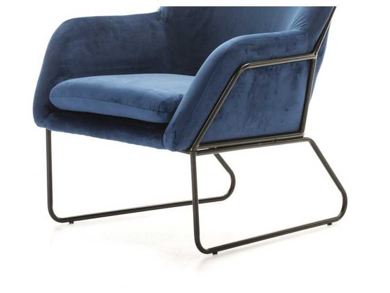 Fauteuil design avec structure en acier - ABADÍA