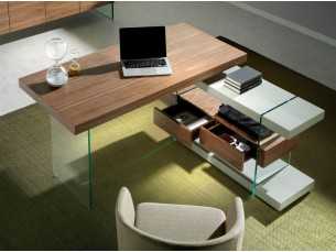 Design desk in walnut - VENEZIA
