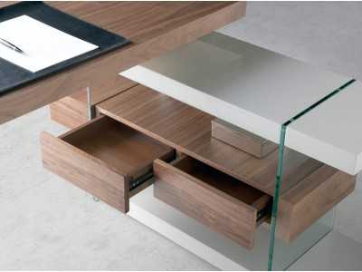 Bureau design en noyer - VENEZIA