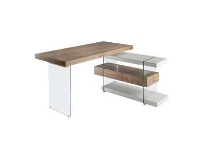 Bureau design en noyer - VENEZIA