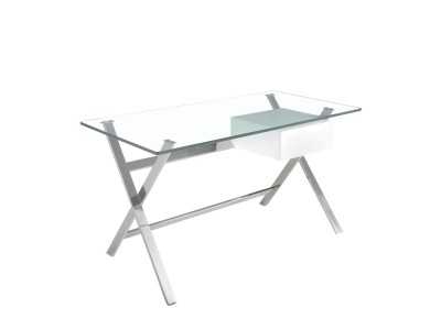 Bureau design en acier inoxydable - ABELARD