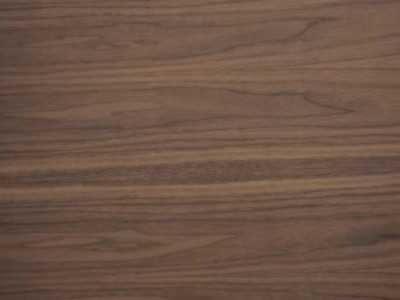 Bureau en noyer et acier inox - BASTIAN