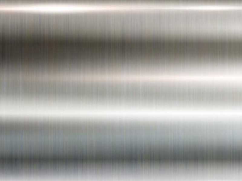 Escritorio de nogal con acero inoxidable - TOLÓN