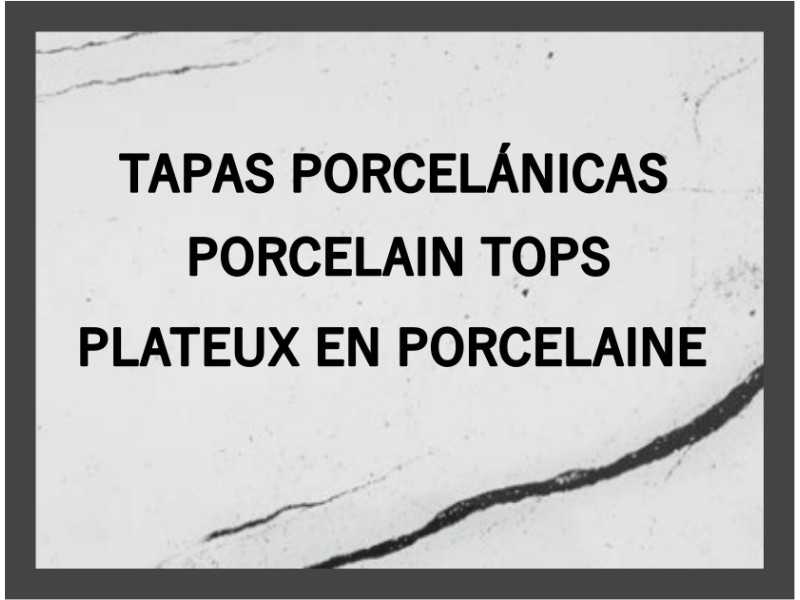 Table à manger extensible avec plateau en porcelaine - ANKARA