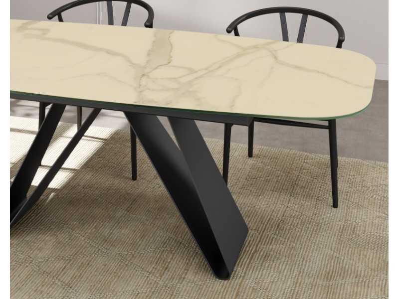 Oval extendable dining table - ANKARA OVALADA