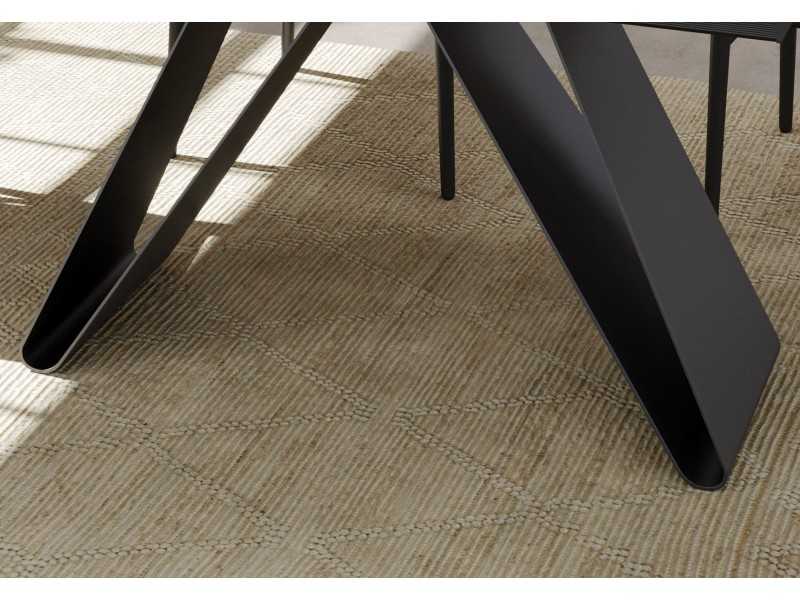 Mesa de comedor extensible con tapa de madera - ANKARA MADERA