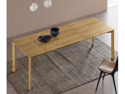 Table à manger extensible en frêne massif -FACILE MADERA