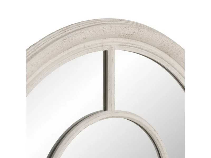 Miroir rond en bois - GLASS