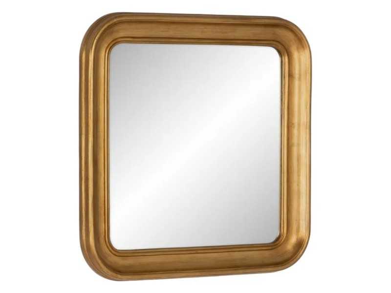 Square lacquered wood mirror - YAGO