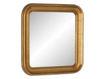 Square lacquered wood mirror - YAGO
