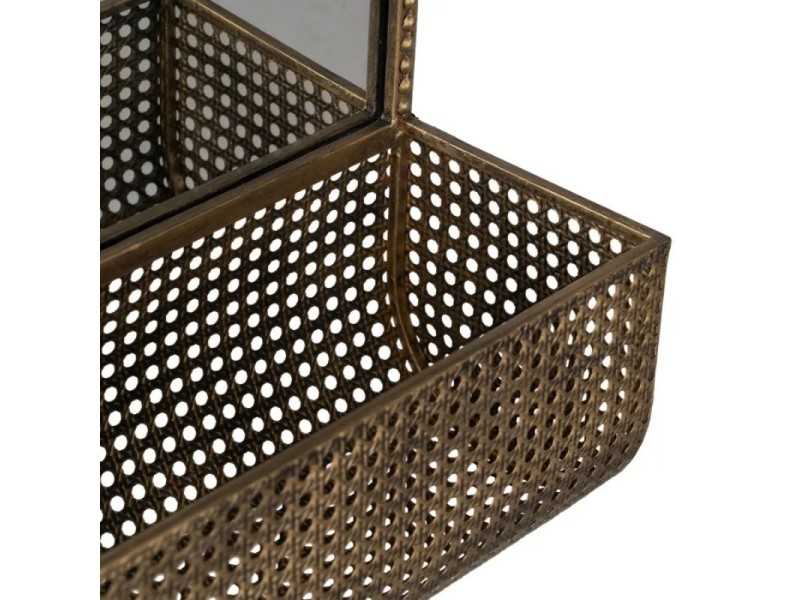 Lacquered iron mirror - YORK