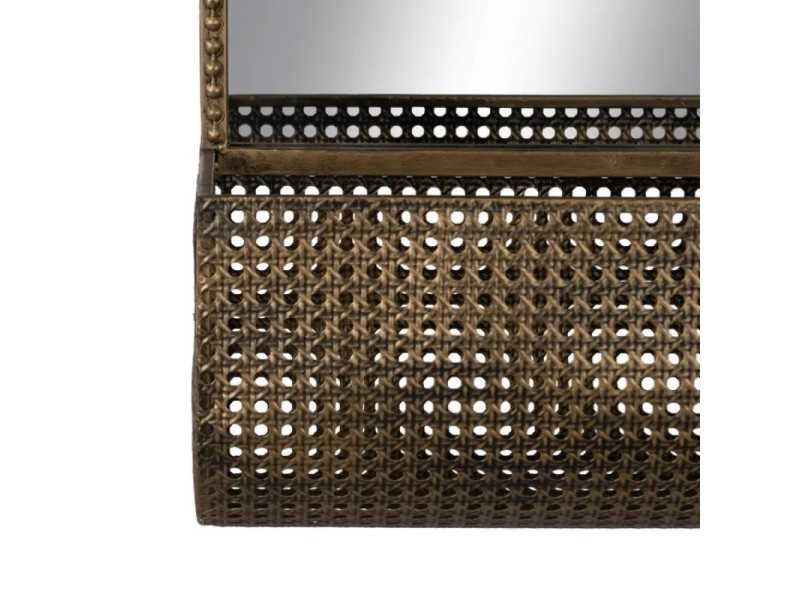 Lacquered iron mirror - YORK