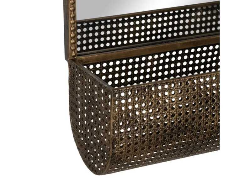 Lacquered iron mirror - YORK