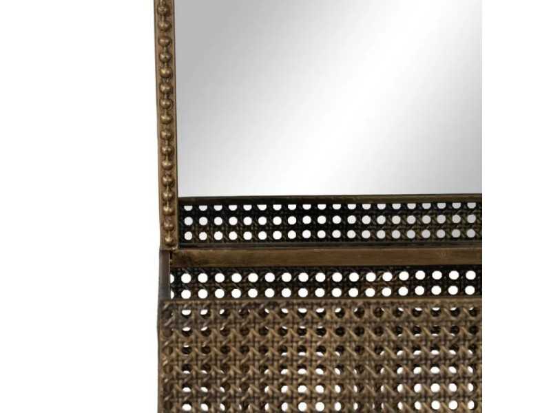 Lacquered iron mirror - YORK