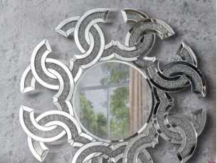 Designer round mirror - ALLURE 2