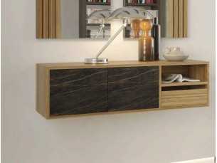 Oak console with porcelain detail - ARIES 2