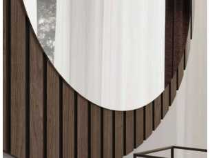 Miroir design en chêne - CHARLOTTE 2
