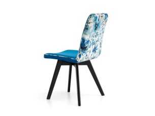 Chaise design nordique avec piètement en bois - ALIZEE 2