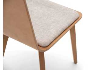 Chaise design nordique avec coussin - ANNIKA WOOD 2