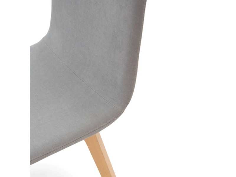 Chaise tapissé design nordique - ANNIKA