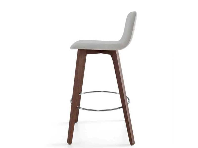 Taburete tapizado de diseño nórdico - ANNIKA