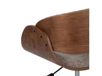 Swivel office chair - AYMÉ MARRÓN