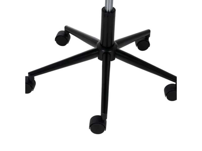 Chaise de bureau pivotante tapissé de similicuir - AYMÉ MARRÓN