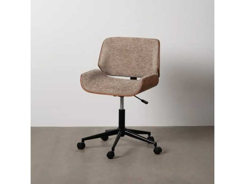 Swivel office chair - ADRIEN MARRÓN