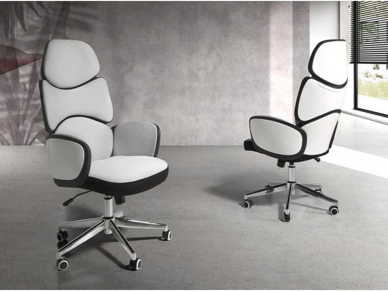 Swivel office armchair - BERLINO