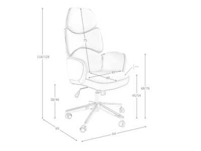Swivel office armchair - BERLINO Swivel office armchair - BERLINO