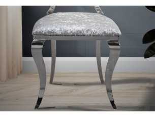 Chaise design avec structure en acier inoxydable - CONQUE 2