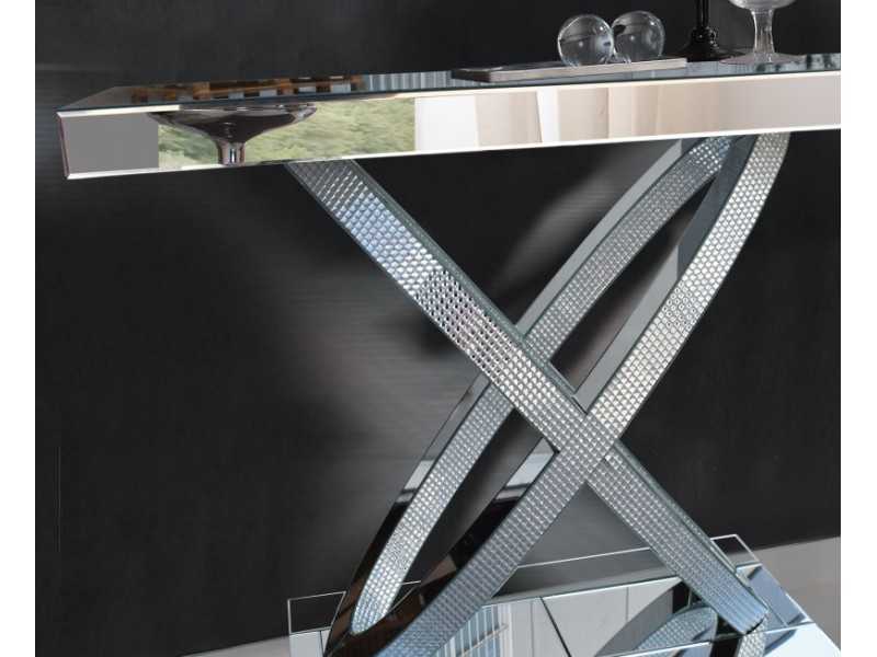 Glass console - ELLIPTICAL