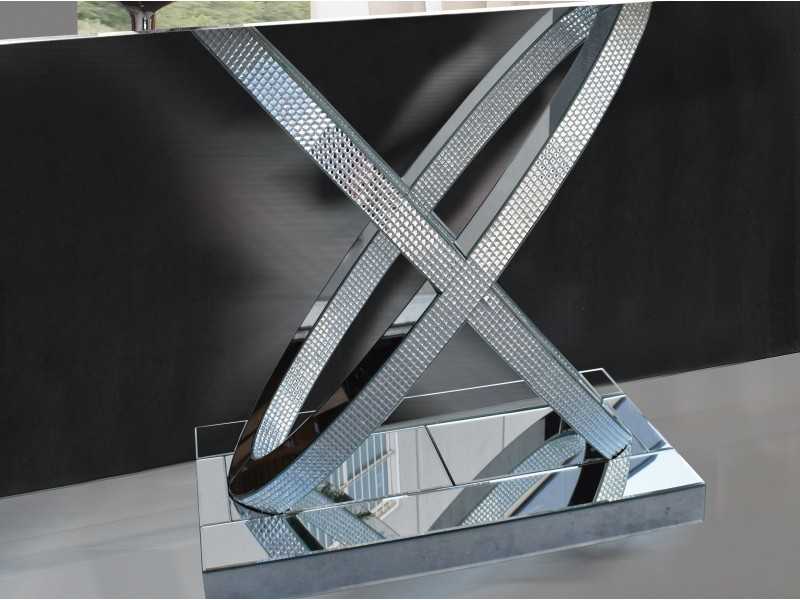 Glass console - ELLIPTICAL