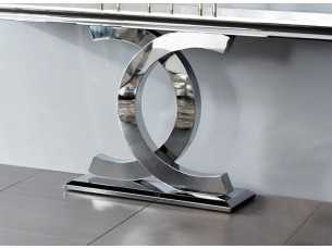 Designer console in stainless steel - JULES 2