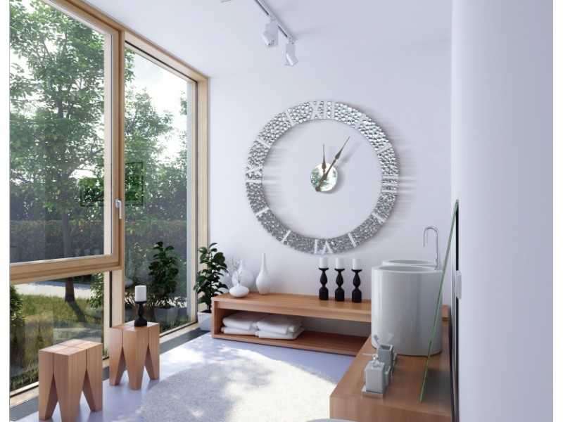Round design clock - ADEMUZ
