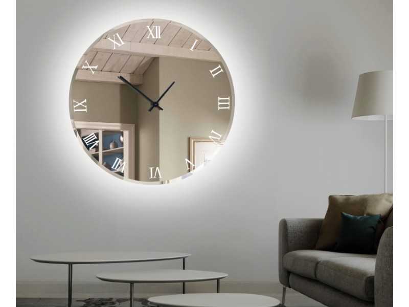 Designer clock mirror - ALHAMBRA