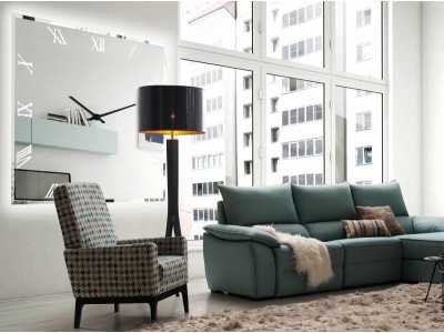 Miroir horloge carré design - ALDEIRE