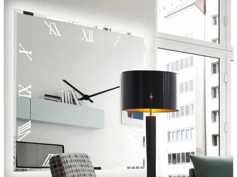 Miroir horloge carré design - ALDEIRE