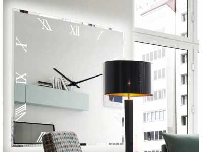 Miroir horloge carré design - ALDEIRE